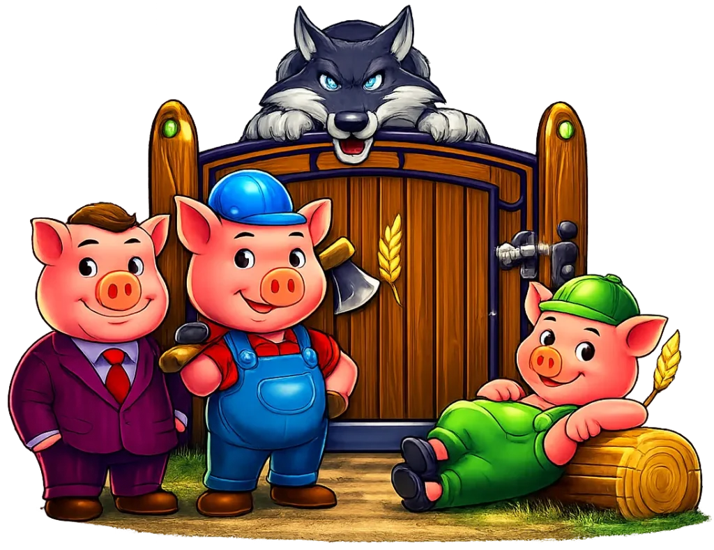 De varkens en de wolf